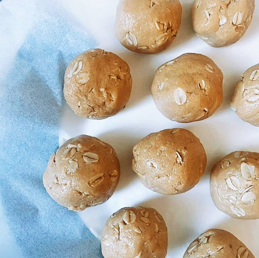 Peanut Butter Chai Protein Balls