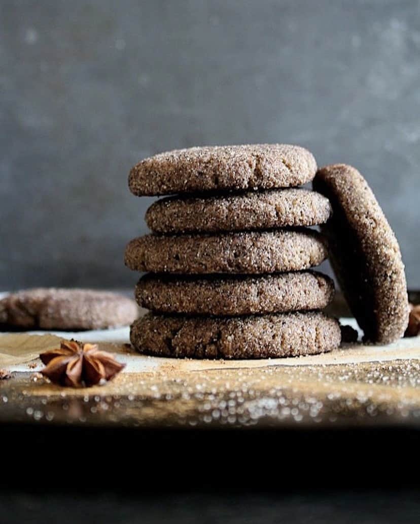 a stack of {Soft baked} Chai Spiced Snickerdoodles