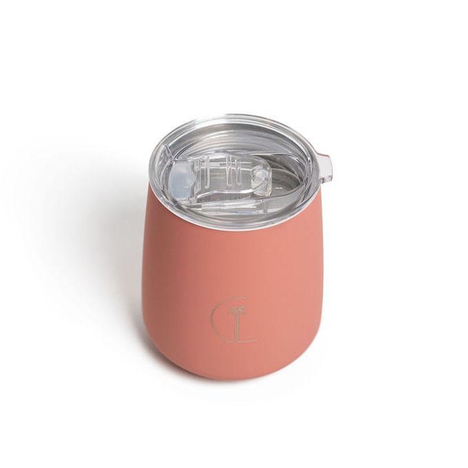 caye life terracotta keep cup top view