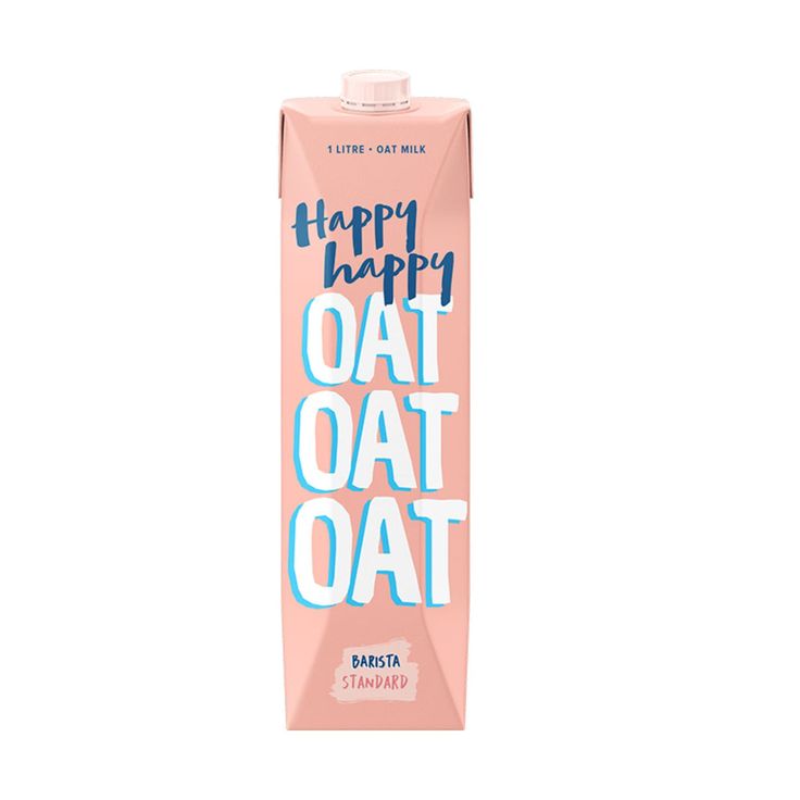 one litre carton of oat milk by happy happy oat oat oat 
